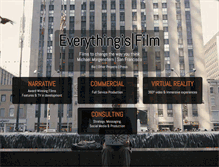 Tablet Screenshot of everythingisfilm.com